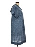 Neesha Solid Blue Casual Dress Size L - photo 4