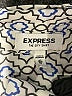 Express Print Blue Long Sleeve Blouse Size XS - photo 7