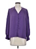 Vince Camuto 100% Polyester Purple Long Sleeve Blouse Size XS - photo 1