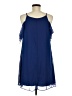 Soprano 100% Polyester Solid Blue Casual Dress Size M - photo 2