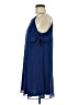 Soprano 100% Polyester Solid Blue Casual Dress Size M - photo 5