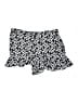 Who What Wear 100% Polyester Print Black Shorts Size 16 - photo 1