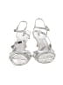Fioni Metallic Silver Gray Sandals Size 7 1/2 - photo 2