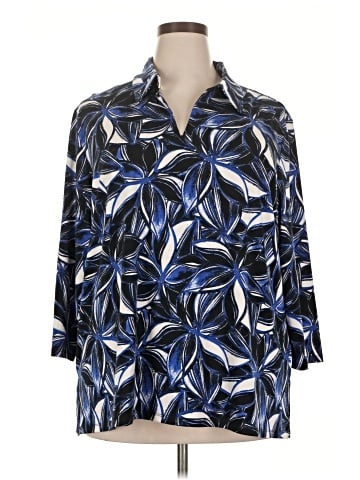 Draper's & Damon's 3/4 Sleeve Blouse (view 1)