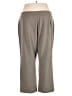 Roz & Ali Solid Gray Casual Pants Size 20 - photo 2