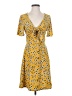 oasis Yellow Casual Dress Size S - photo 1