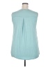 Papermoon 100% Polyester Teal Sleeveless Blouse Size 2X - photo 2