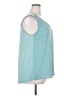 Papermoon 100% Polyester Teal Sleeveless Blouse Size 2X - photo 4