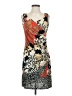 Unbranded Graphic Tan Cocktail Dress Size S (estimated) - photo 1