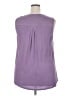 Papermoon 100% Polyester Purple Sleeveless Blouse Size 2X - photo 2