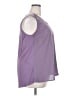 Papermoon 100% Polyester Purple Sleeveless Blouse Size 2X - photo 4