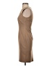 Centre Ville Solid Tan Cocktail Dress Size XS - photo 5