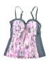 Unbranded Print Gray Swimsuit Top Size M - photo 1