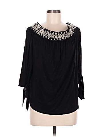 Pebble and Stone 3/4 Sleeve Blouse (view 1)