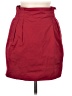 Pinko 100% Polyester Solid Burgundy Formal Skirt Size 6 - photo 1