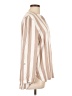Ruby Rd. 100% Rayon Stripes Tan Long Sleeve Blouse Size L - photo 4