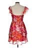 North End 100% Polyester Floral Pink Cocktail Dress Size L - photo 2