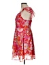 North End 100% Polyester Floral Pink Cocktail Dress Size L - photo 5