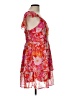 North End 100% Polyester Floral Pink Cocktail Dress Size L - photo 4