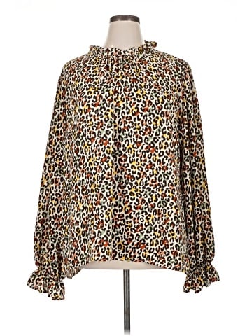 Haptics Long Sleeve Blouse (view 1)