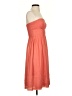 J.Crew 100% Polyester Solid Orange Cocktail Dress Size 2 - photo 4