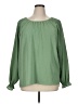 Jessica Simpson 100% Polyester Green Long Sleeve Blouse Size XL - photo 1
