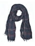 Unbranded Plaid Burgundy Blue Scarf One size - photo 1