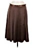 Nira Nira 100% Polyester Solid Brown Formal Skirt Size M - photo 1