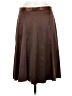 Nira Nira 100% Polyester Solid Brown Formal Skirt Size M - photo 2