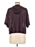 Athleta 100% Polyester Burgundy Poncho Size M - photo 2