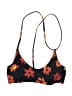 Tommy Hilfiger Floral Black Swimsuit Top Size S - photo 1