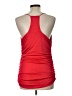 Express 100% Polyester Red Sleeveless Top Size L - photo 2
