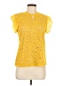 Cure Yellow Short Sleeve Blouse Size M - photo 1