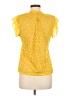 Cure Yellow Short Sleeve Blouse Size M - photo 2