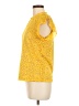 Cure Yellow Short Sleeve Blouse Size M - photo 5