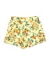 Zara Floral Yellow Shorts Size S - photo 1