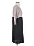 Bordeaux Color Block Gray Casual Dress Size S - photo 4