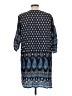 HOTOUCH Paisley Blue Casual Dress Size L - photo 2