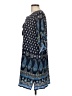 HOTOUCH Paisley Blue Casual Dress Size L - photo 5