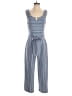 Dex Stripes Blue Jumpsuit Size S - photo 1