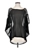 Millau 100% Polyester Black 3/4 Sleeve Top Size S - photo 1