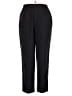 Kathie Lee 100% Polyester Solid Black Casual Pants Size 18 (tall) - photo 2
