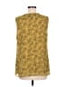 CAbi 100% Polyester Yellow Sleeveless Blouse Size M - photo 2