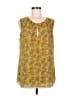 CAbi 100% Polyester Yellow Sleeveless Blouse Size M - photo 1