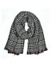 Unbranded Plaid Gray Red Scarf One size - photo 1
