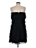 Ann Taylor 100% Polyester Black Cocktail Dress Size 8 - photo 2