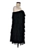 Ann Taylor 100% Polyester Black Cocktail Dress Size 8 - photo 4
