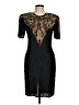 Scala 100% Silk Black Cocktail Dress Size M - photo 1