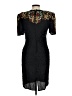Scala 100% Silk Black Cocktail Dress Size M - photo 2