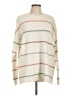 Staccato Stripes Ivory Pullover Sweater Size L - photo 1